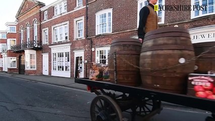 Samuel Smith shire horse delivery