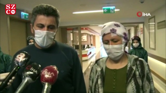 Önce beyin tümörünü ardından koronavirüsü yendi, eşiyle taburcu oldu