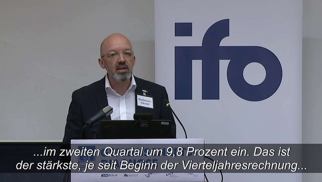 Forscher: Deutsche Wirtschaft bricht 2020 um 4,2 Prozent ein