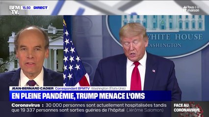 Trump menace l'Organisation de la Santé en pleine pandémie