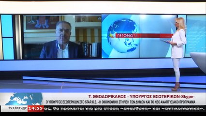 Ο υπουργός Εσωτερικών Τ. Θεοδωρικάκος στο Star K.E.