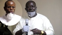 Lutte contre le corona  Moustapha Gueye et les sages remettent une enveloppe au ministre