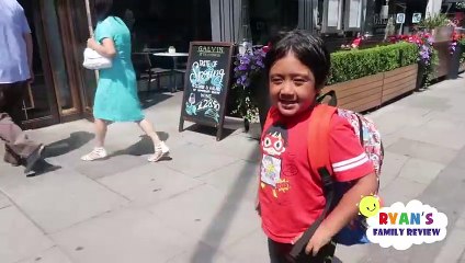 Ryan Going To London for the first time on Business Class Airplane Ride!!!