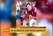 Hallan cadáver de peruano desaparecido en Brasil durante San Valentín