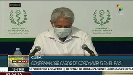 Cuba reporta 396 casos confirmados de coronavirus y 11 fallecidos