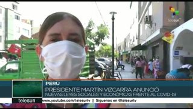 Perú: anuncian nuevas leyes sociales y económicas frente a COVID-19