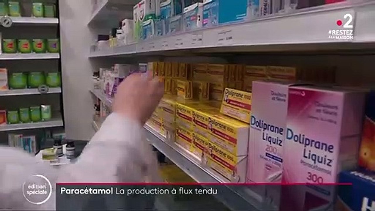 Coronavirus : la production de paracétamol à flux tendu