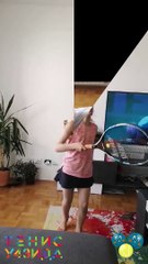 TENISU4ZIDA VEŽBA ANA PETAR MILA JURIŠIĆ 04-08-20