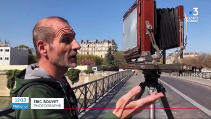 Confinement : un photographe immortalise les rues vides de Paris