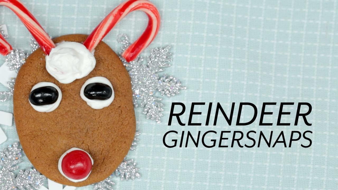 How To Make Reindeer Gingersnaps