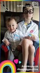 NHS workers' children issue important message