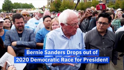 Download Video: Bernie Sanders Drops out of 2020 Democratic Race for President