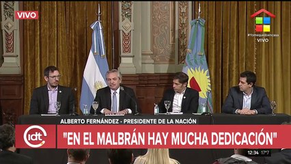 Alberto Fernández: "Estamos siendo mejores"