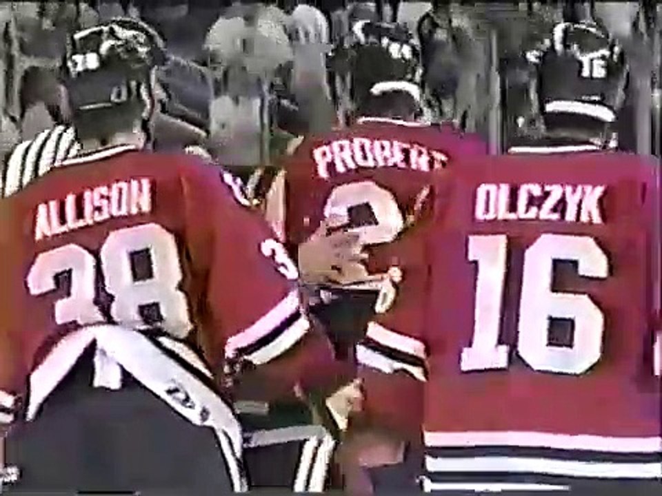 Bob Probert vs Aaron Downey