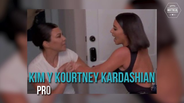 KIM Y KOURTNEY KARDASHIAN: PELEA ENTRE HERMANAS DURANTE REALITY | KIM AND KOURTNEY KARDASHIAN: FIGHT BETWEEN SISTERS DURING REALITY
