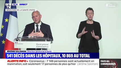 Coronavirus: "Une vie est sauvée toutes les 8 minutes en restant chez soi" d'après une étude, affirme le directeur général de la Santé