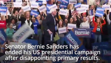 Bernie Sanders drops out of US presidential race; clears path for Joe Biden to take on Donald Trump