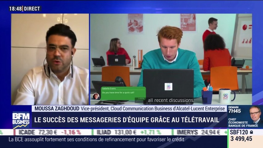 Ref:x7t6lzc Édition spéciale : Le succès des messageries d équipe grâce au télétravail - 08/04