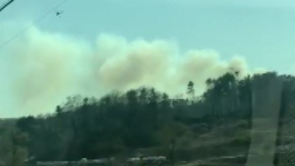경기 연천군에서 산불..."0.3ha 정도 소실" / YTN