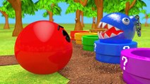 Pacman vs Chain Chomp and Finding a lost Baby Pacman on the Farm Pretend Play for Kid