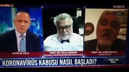 Celal Şengör canlı yayında uyuyakaldı