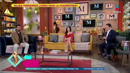 Talina Fernández trabaja en sus proyectos durante cuarentena