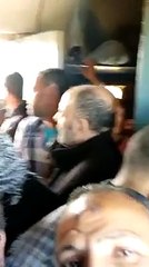 تكدس ركاب بقطار "الإسكندرية - إيتاى البارود" قبل بدء تطبيق حظر التجوال