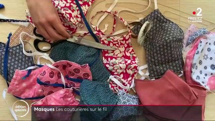 Coronavirus : des couturières fabriquent des masques