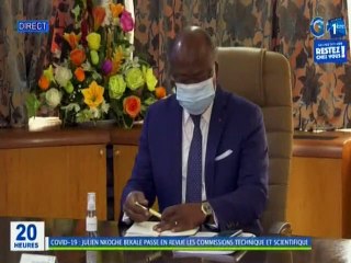 RTG / Covid 19 - Julien Bekale passe en revue les commissions technique et scientifique