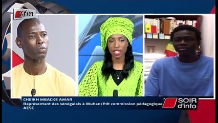 SOIR D'INFO - Wolof - Invité : Cheikh MBAKE AMAR - Pr : NDEYE ARAME TOURÉ - 08 Avril 2020