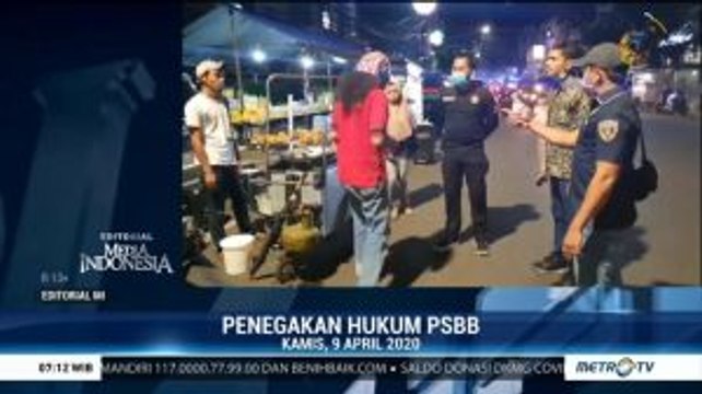 Penegakan Hukum PSBB
