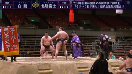 Hakuho vs Hokutofuji - Haru 2020, Makuuchi - Day 11