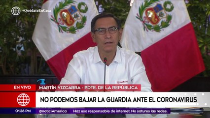 Edición Mediodía: Presidente Vizcarra amplió el estado de emergencia hasta el domingo 26 de abril