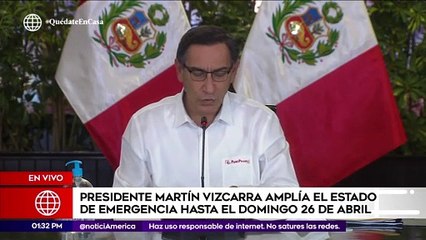 Edición Mediodía: Vizcarra anunció que la cifra de infectados se elevó a 4342