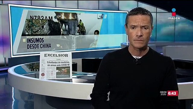 Llegan insumos médicos de China para enfrentar pandemia en México