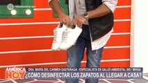 Conoce cómo desinfectar los zapatos tras regresar de la calle