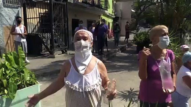 Quita la pandemia por favor , fieles venezolanos claman al Nazareno