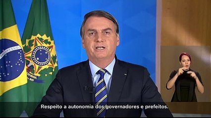 Bolsonaro: decisões sobre isolamento são de governadores e prefeitos