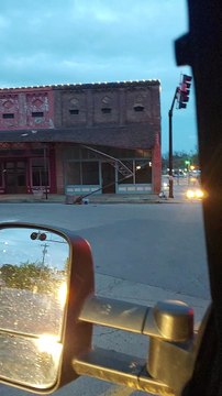 Semi Truck Knocks and Drags Pole Down Street