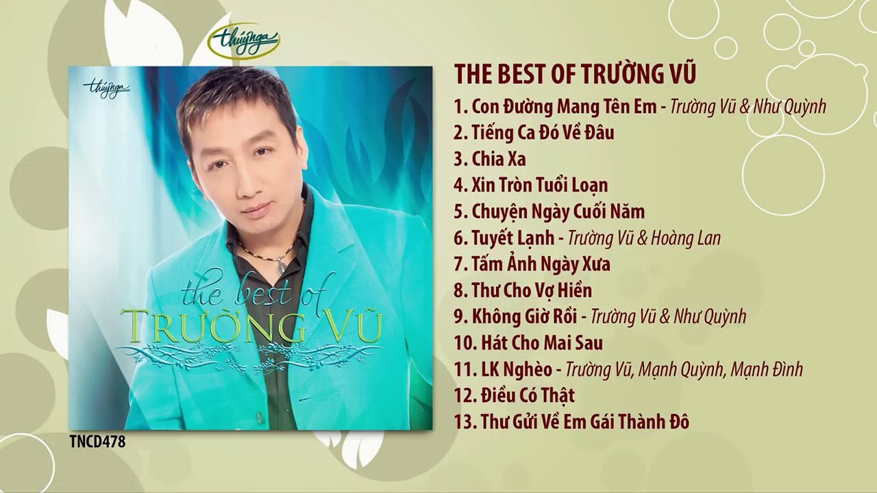 CD The Best of Trường Vũ (TNCD478)