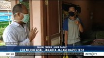 Tiba di Majalengka, Dua Pemudik Asal Jakarta Jalani Rapid Test
