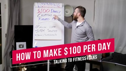 How To Earn $100 In A Day Talking To Fitness  People