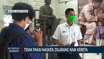Tidak Pakai Masker, Penumpang Dilarang Naik Kereta