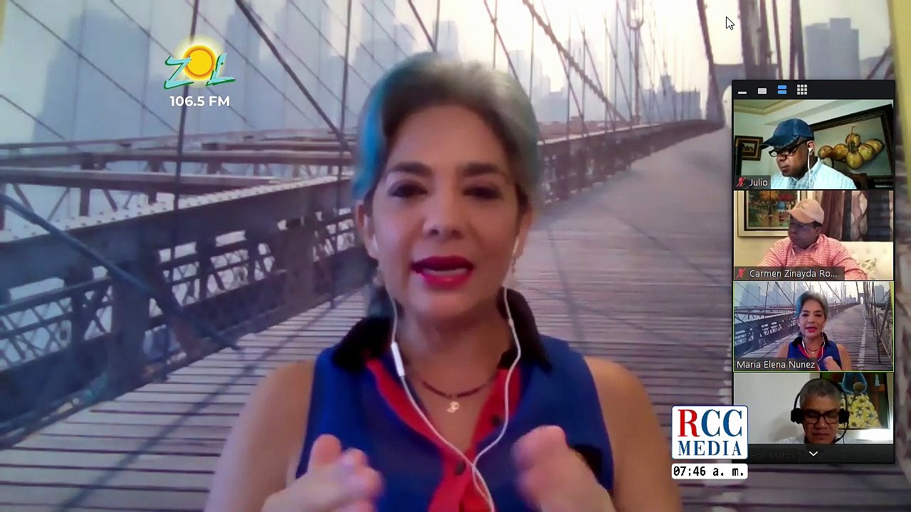 María Elena Nuñez: "Presidente Danilo Medina convoque a reunión al Dr. Fernández"