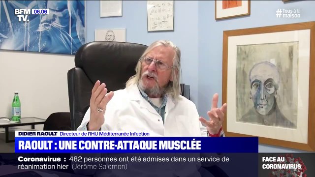 Chloroquine: le Pr Didier Raoult contre-attaque et s'en prend aux médecins de bureau