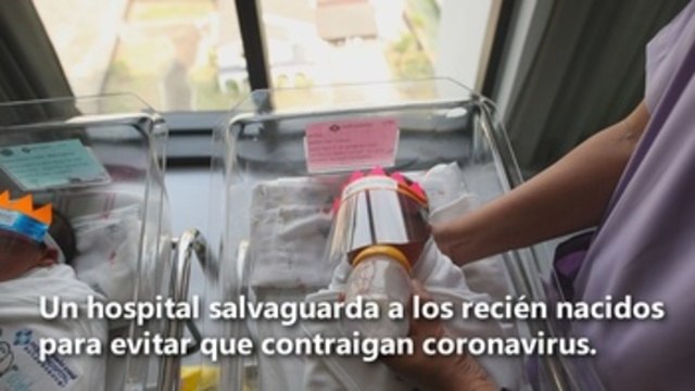 Así protegen de coronavirus a los recién nacidos en Tailandia