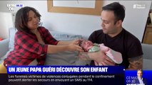 L'incroyable histoire d'un jeune papa, guéri du coronavirus, qui rencontre son bébé après son hospitalisation