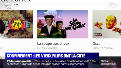 Pendant le confinement, les vieux films français ont la cote