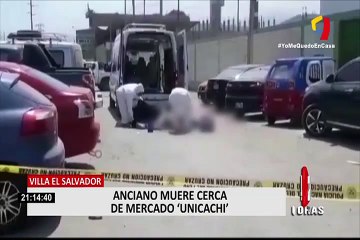 Villa El Salvador: anciano se desvaneció y murió en alrededores de mercado