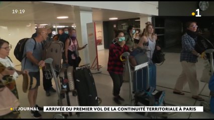 Le 1er vol de la continuité territoriale à bon port